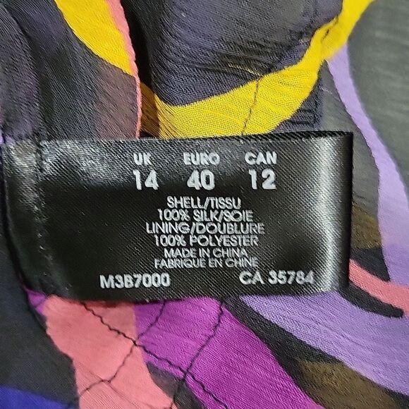 Planet 100% Silk Blouse 12 - Picture 6 of 9